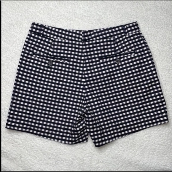 Banana Republic Tiny Navy & White checker Shorts size 2 - Picture 4 of 9
